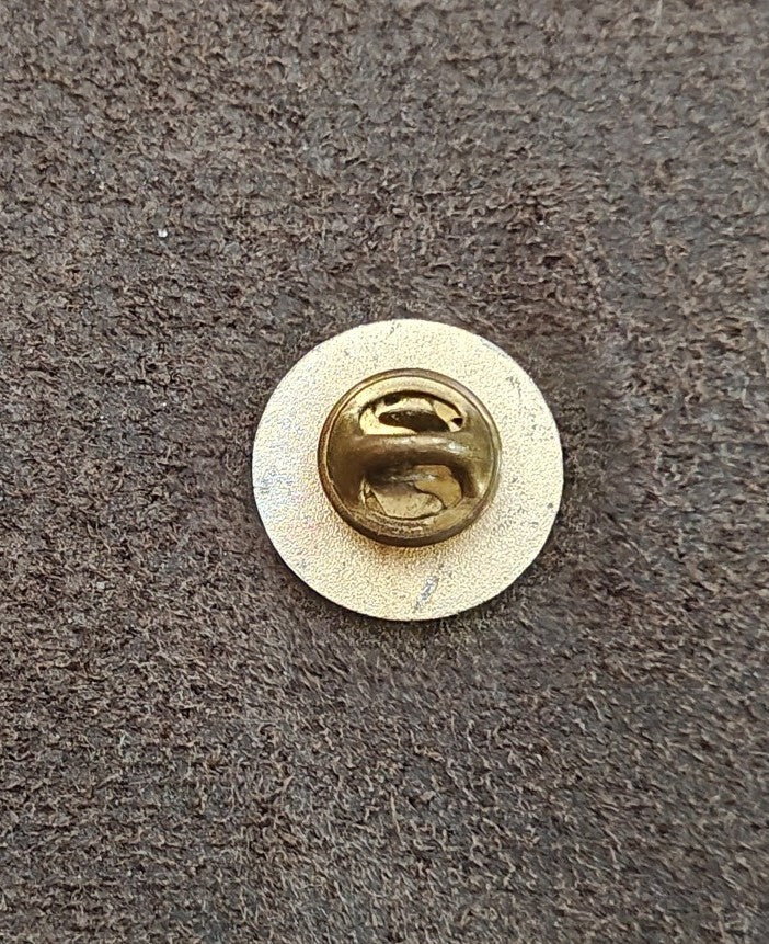 Alaska Railroad Goldstar Service Gold Tone Enamel Pin