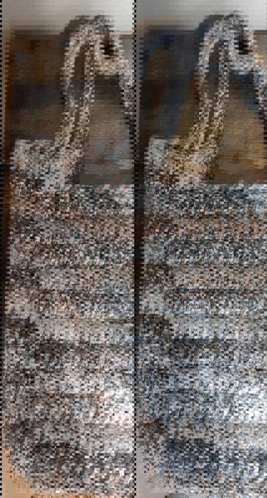 Beautiful Hand Knit Market Large Purse/Shoulder Bag/Tote bag