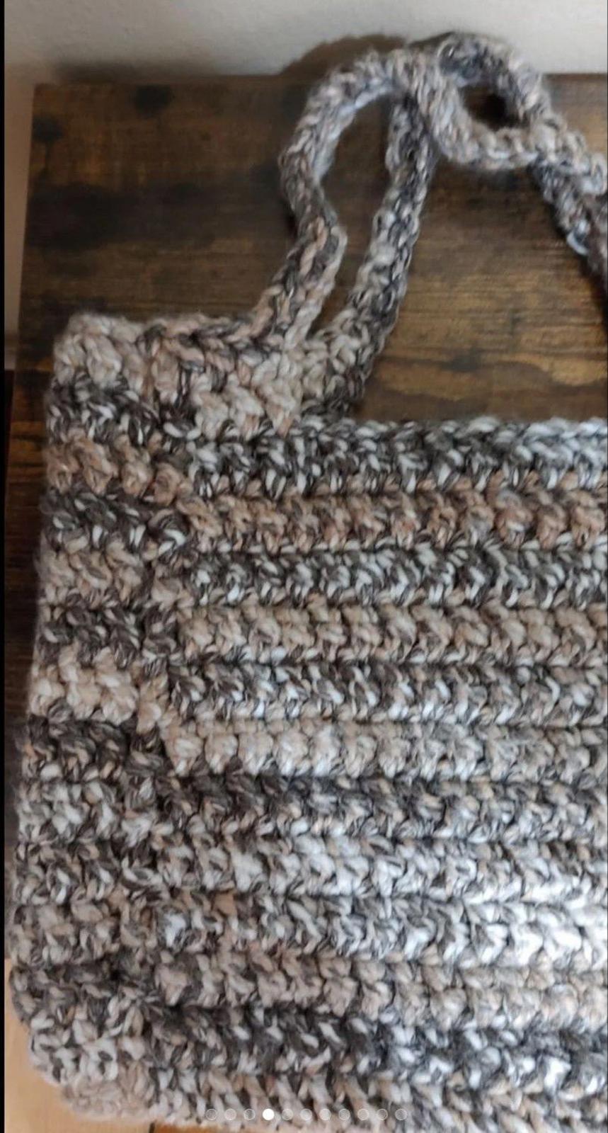 Beautiful Hand Knit Market Large Purse/Shoulder Bag/Tote bag
