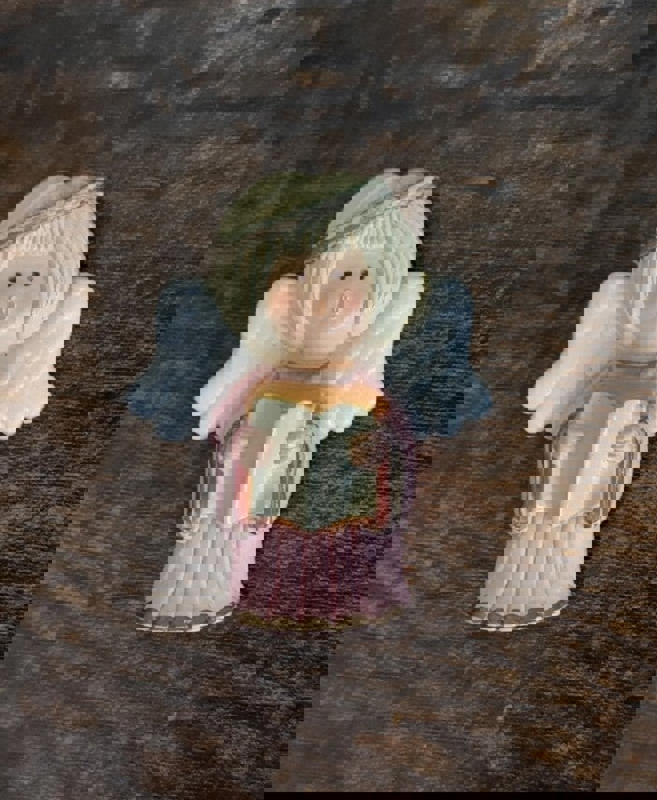 1975 Hallmark Angel Caroling Pin Brooch