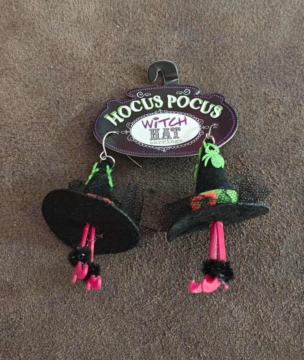 Hocus Pocus Witch Hat Hook Earrings NWT