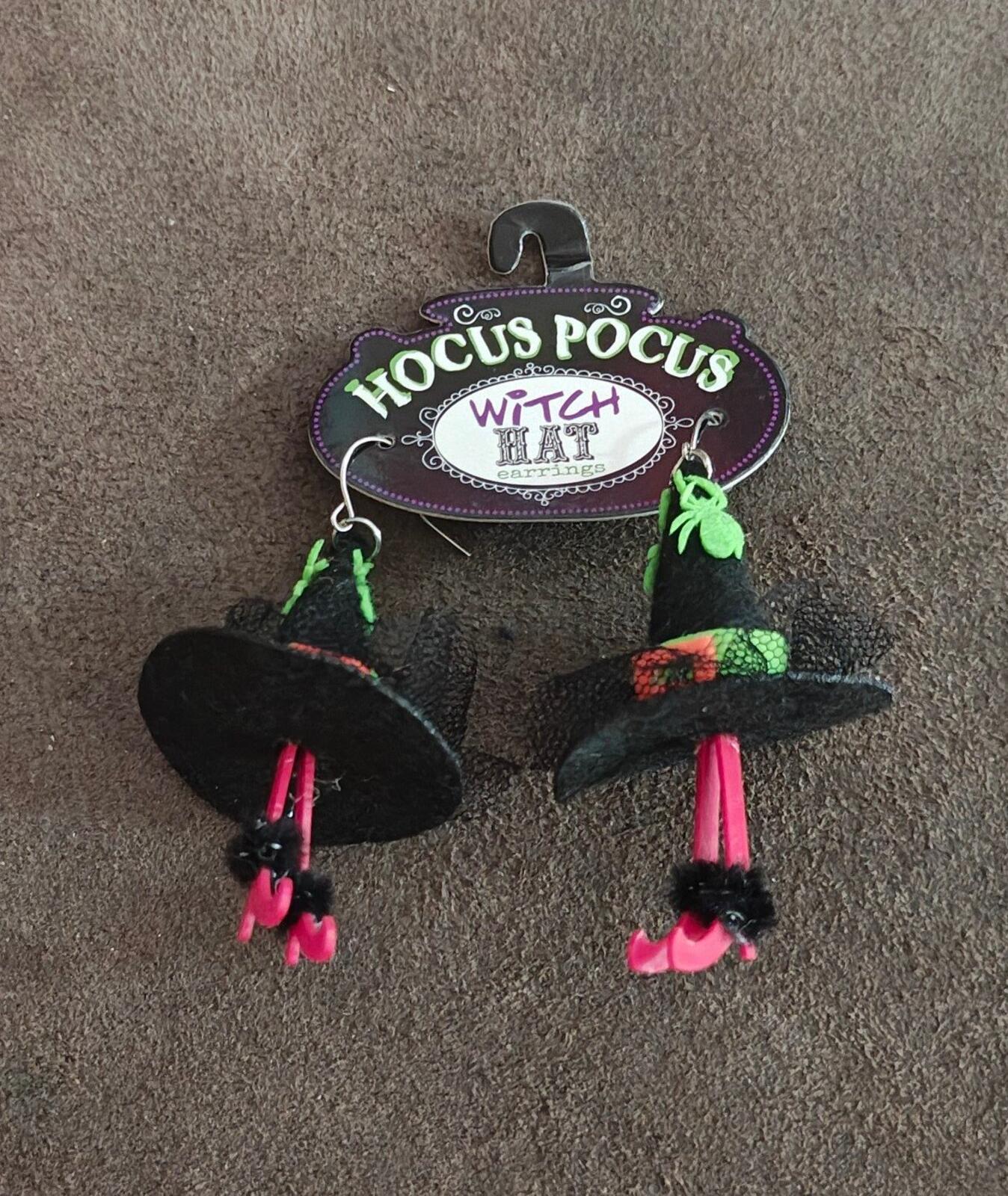 Hocus Pocus Witch Hat Hook Earrings NWT