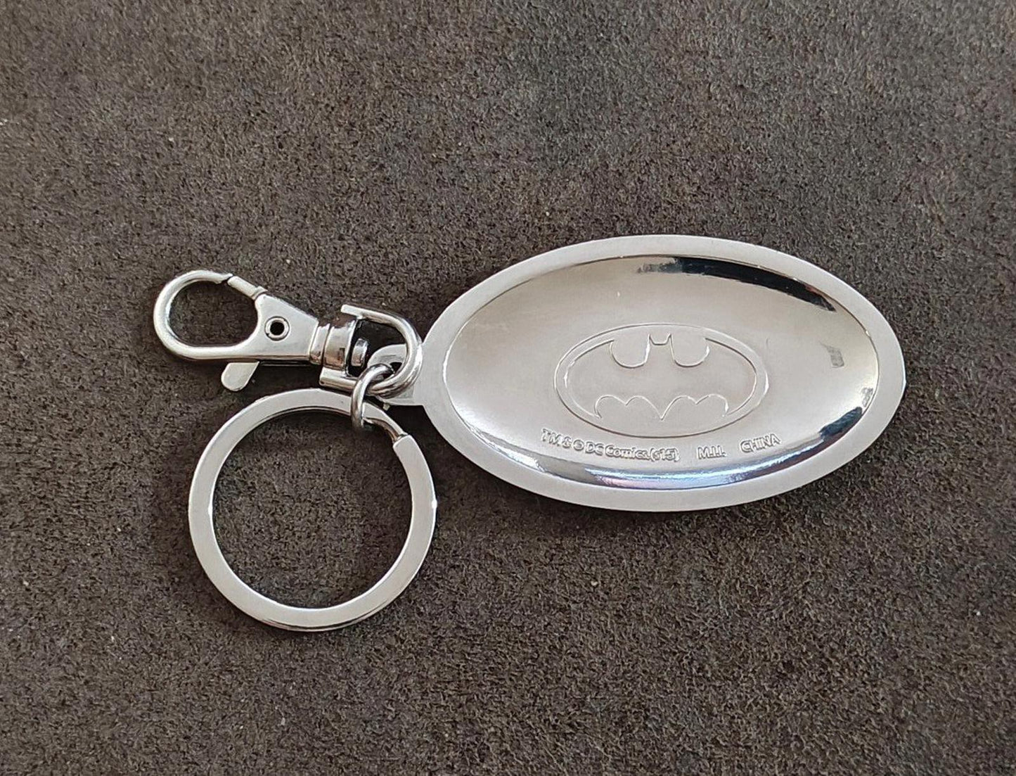 DC Comics Batman Logo Pewter Keychain