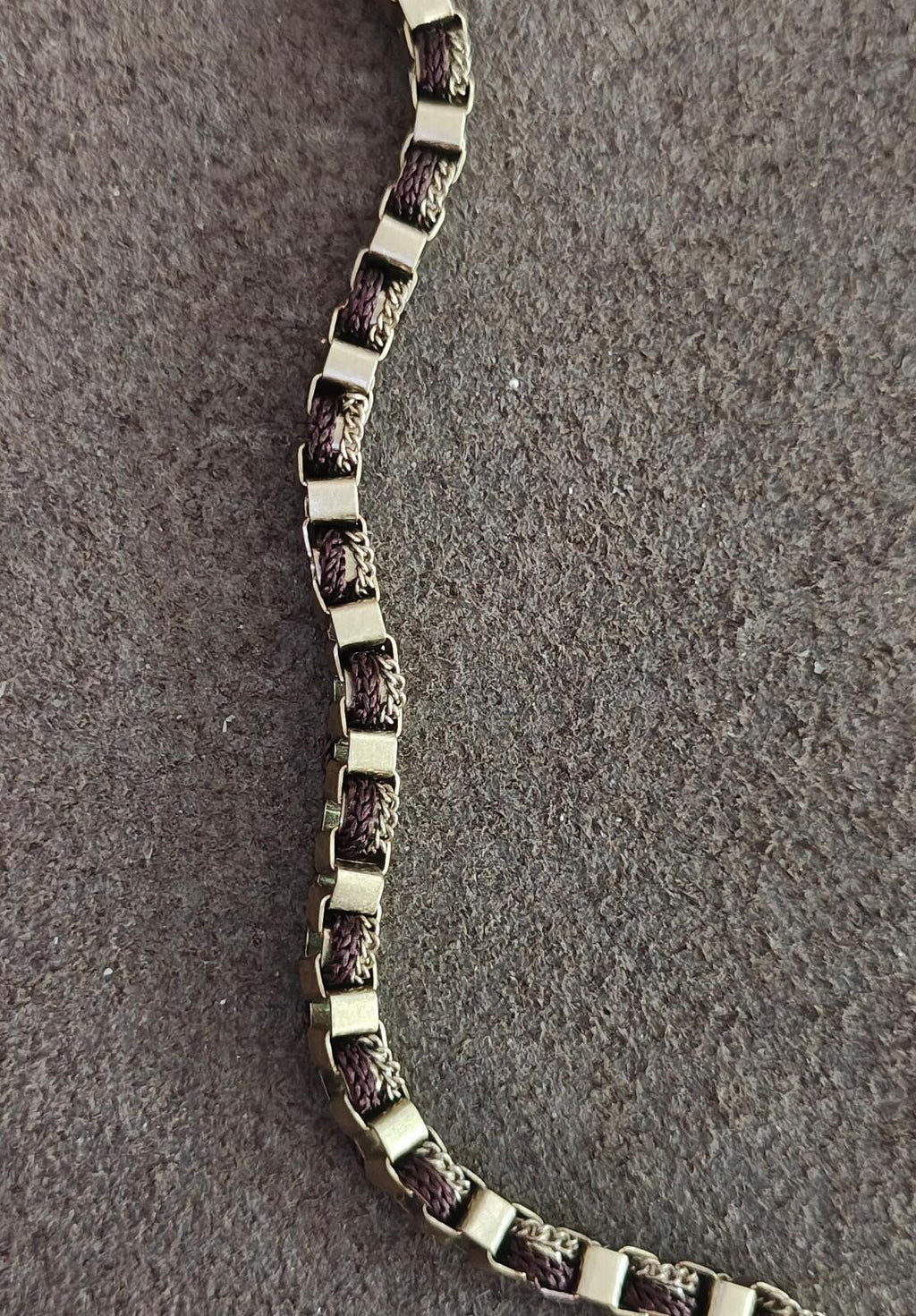 90s Cookie Lee Box Chain Necklace Featuring a Distinct Toggle Clasp Closure NWT