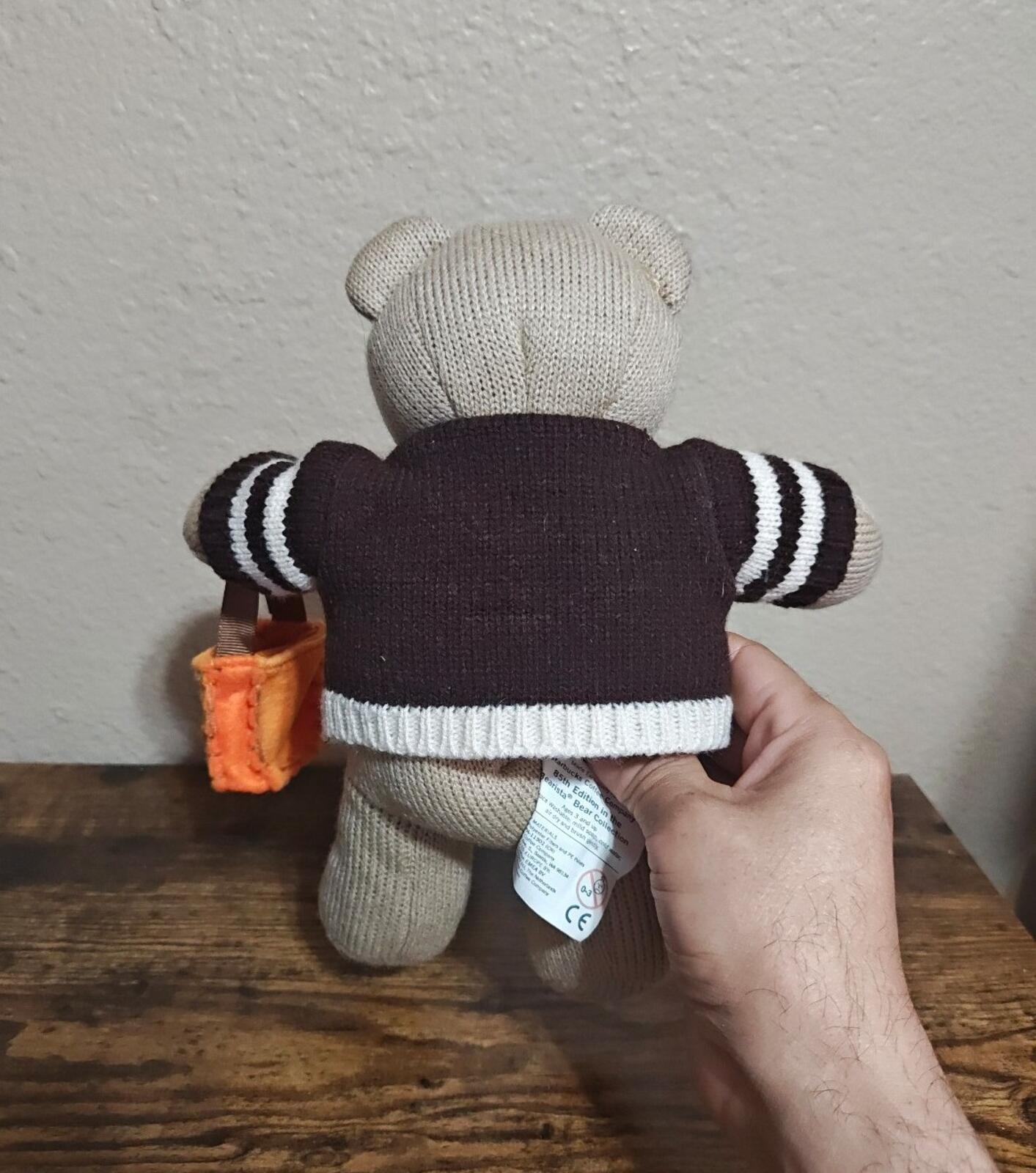 Retired Collectible Starbucks Autumn 2009 Bearista Bear (85th Edition) Plush
