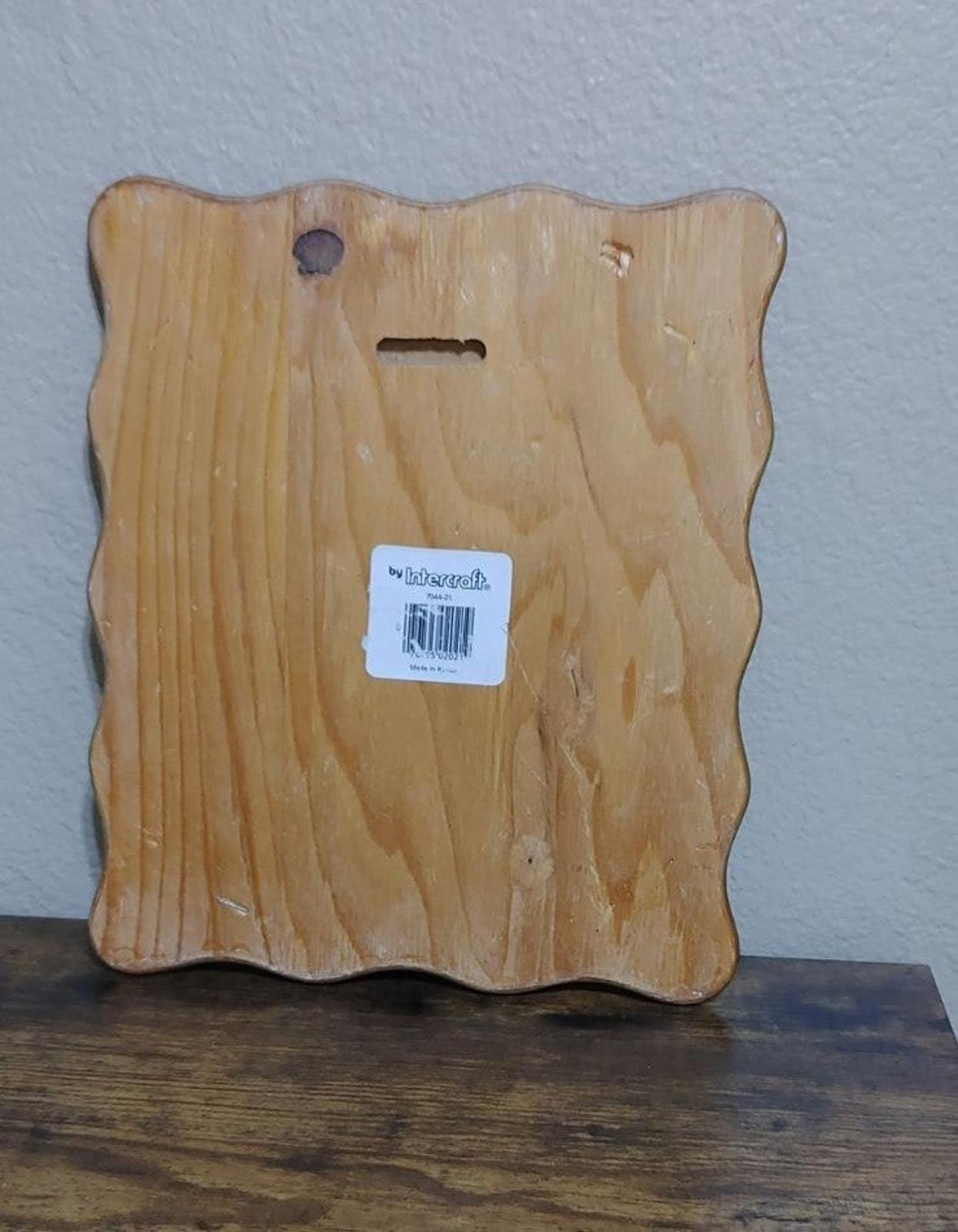1970's Lover's Prayer Epoxy Coated Wood Wall Plaque