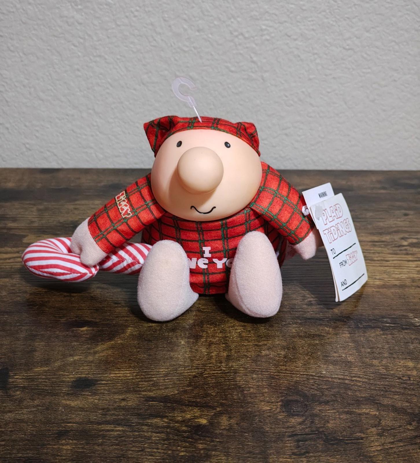 1991 Vintage"I Love You" 7" Christmas Ziggy Plush