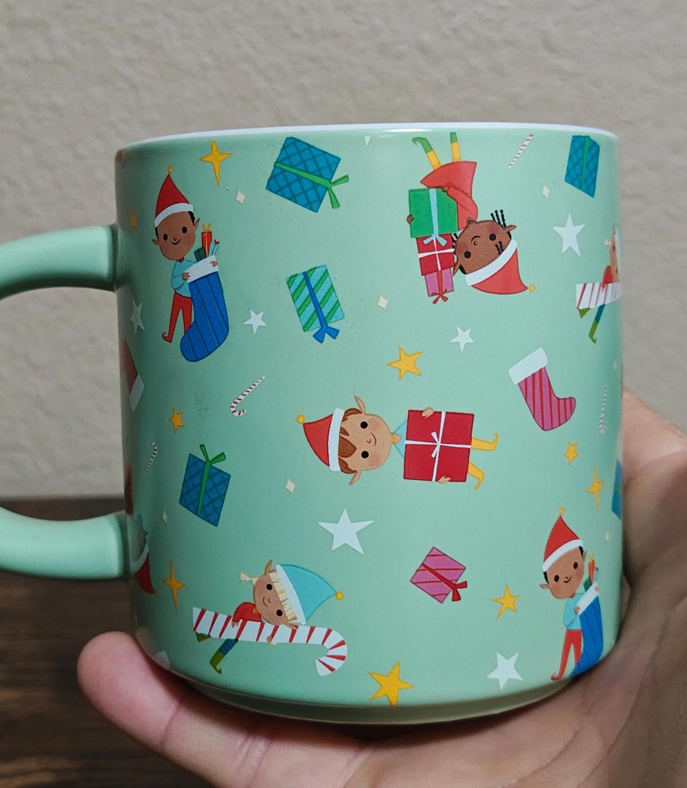Cute & Colorful Wondershop 18 oz Ebony Glenn Christmas Stoneware Mug