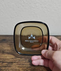 1964 Hilton International Paris Hotel Smoked Glass Ashtray