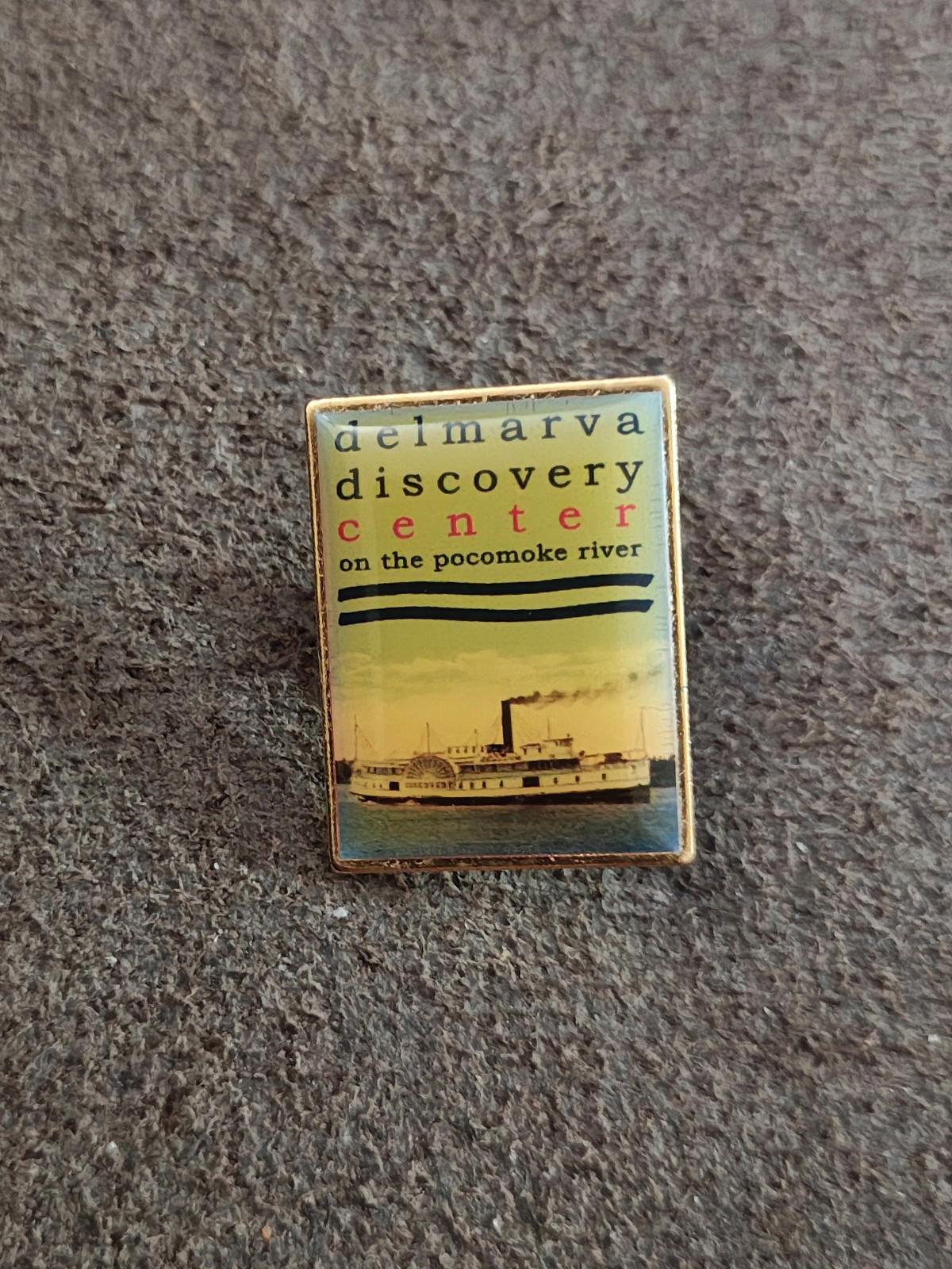Delmarva Discovery Museum On The Pokemoke River Gold Tone Pin