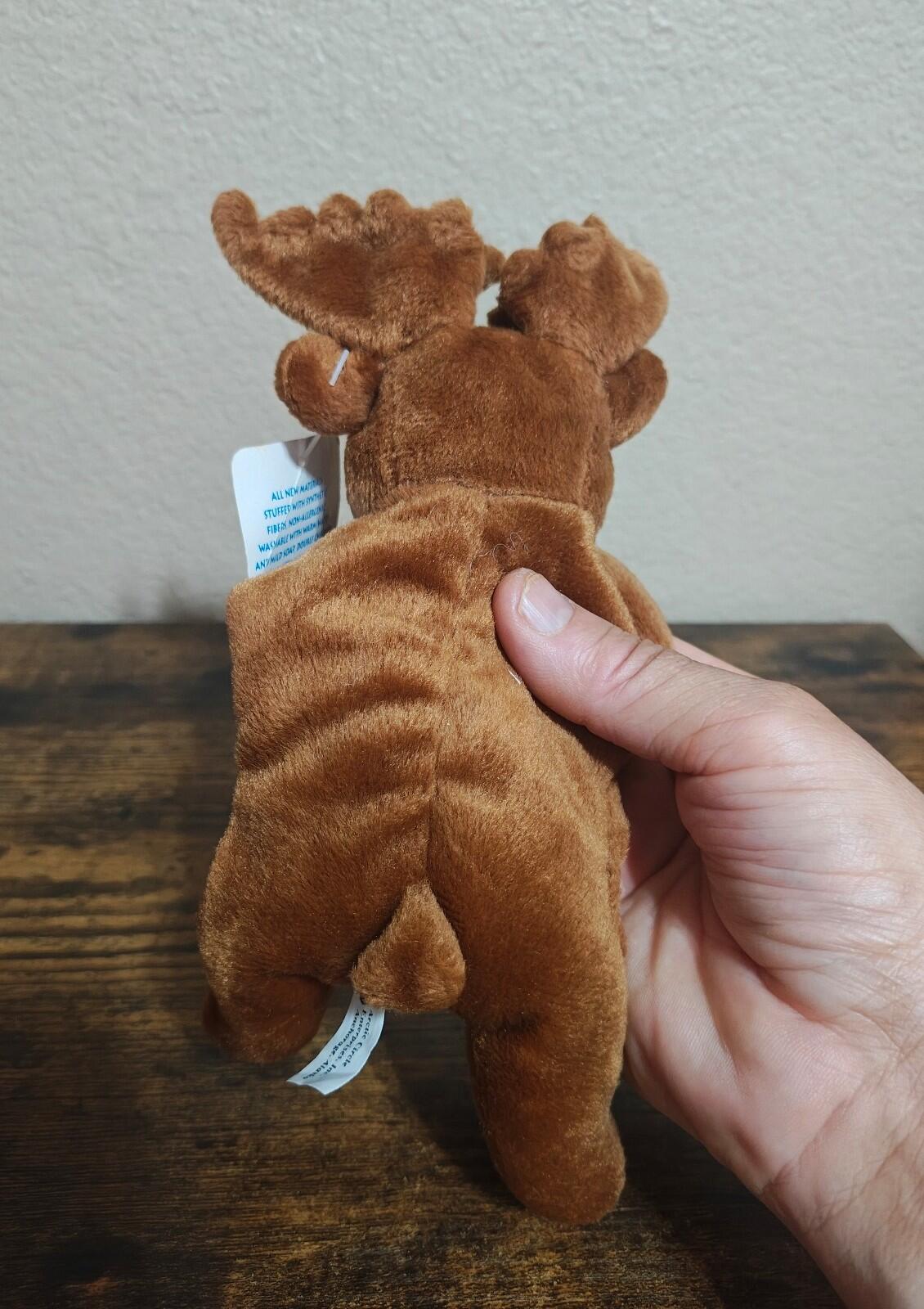 1990s Arctic Circle Alaska Friends Moose Beanbag Plush