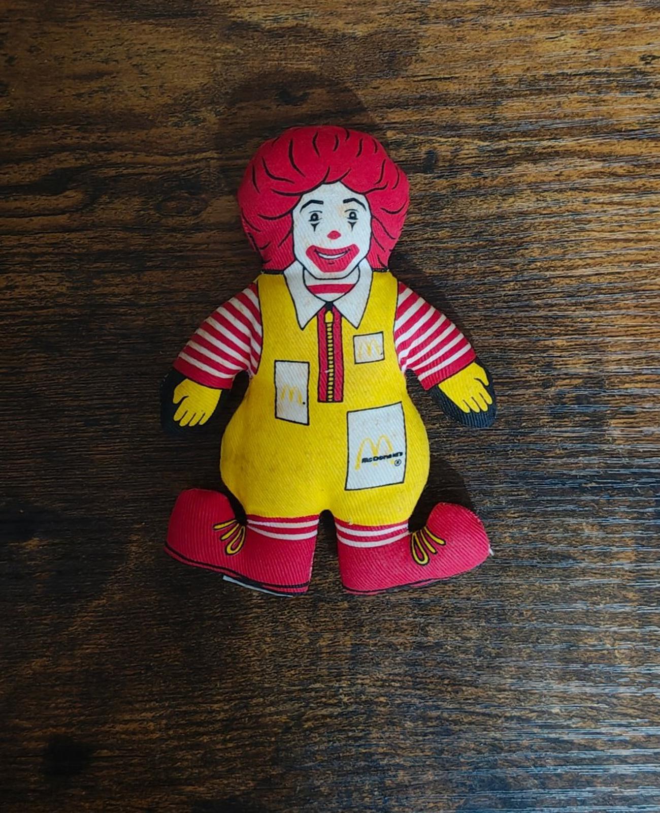 1984 McDonald's Ronald McDonald Happy Meal Plush Doll