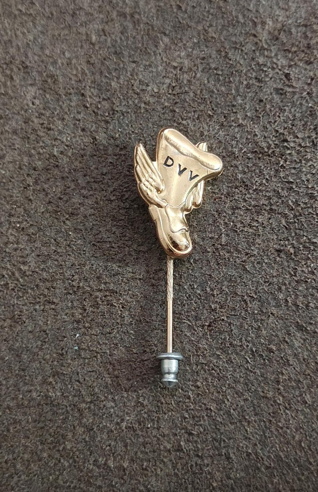 1980s German (DVV) Deutscher Volkssportverband Gold Tone Pin