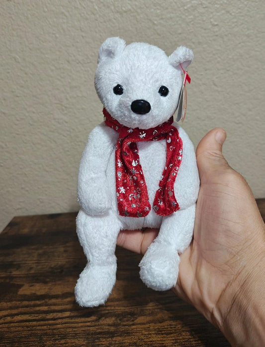 Retired 2000 Ty Beanie Baby "Holiday Teddy" Beanbag Plush