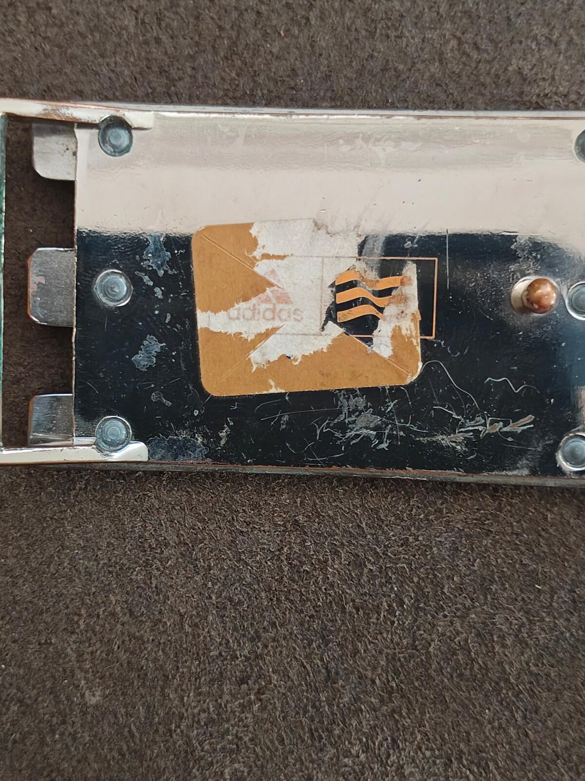 1990s Adidas 3-Stripe "Golf Trophy" Belt  Buckle