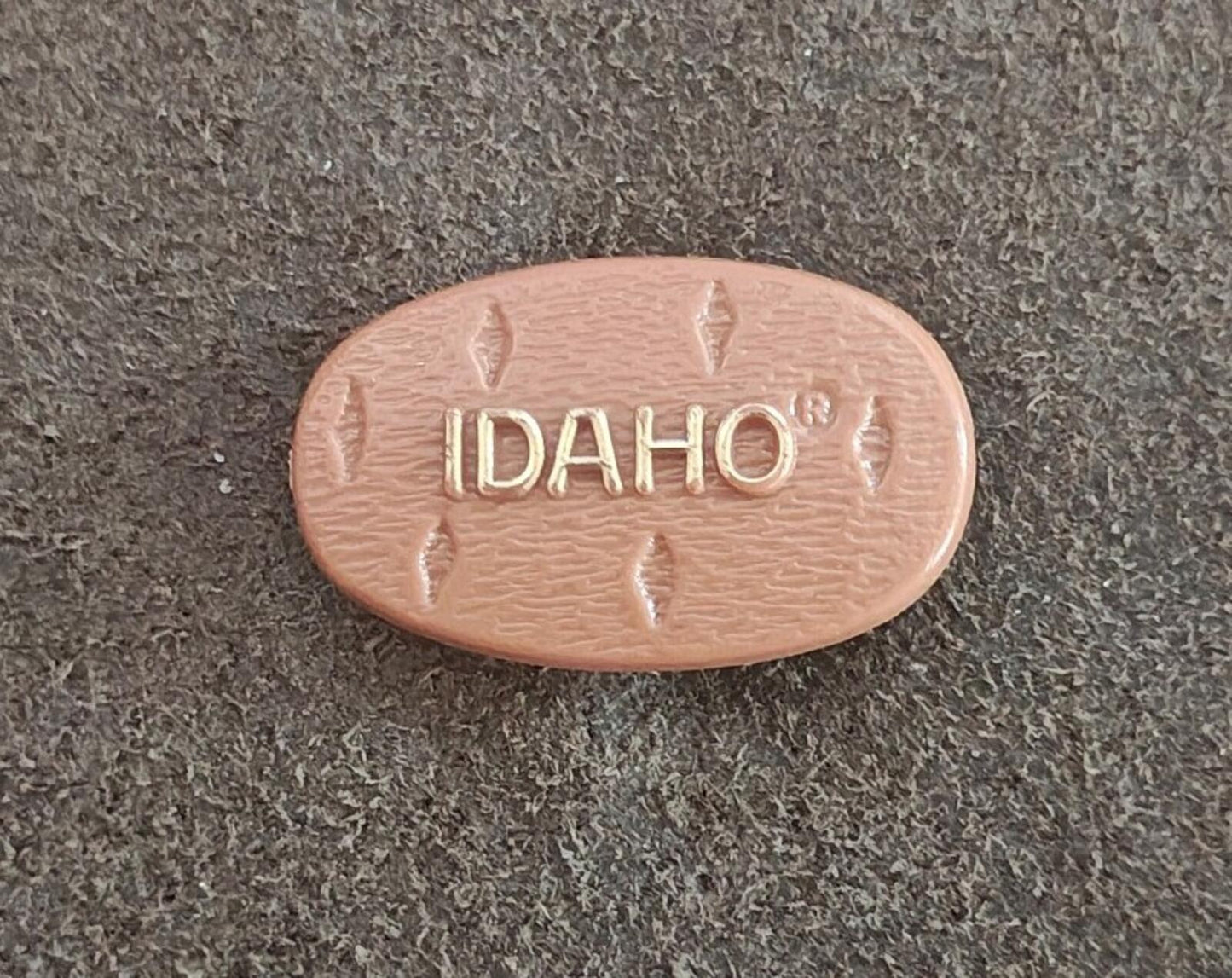1980s Idaho State Potato Plastic Pin