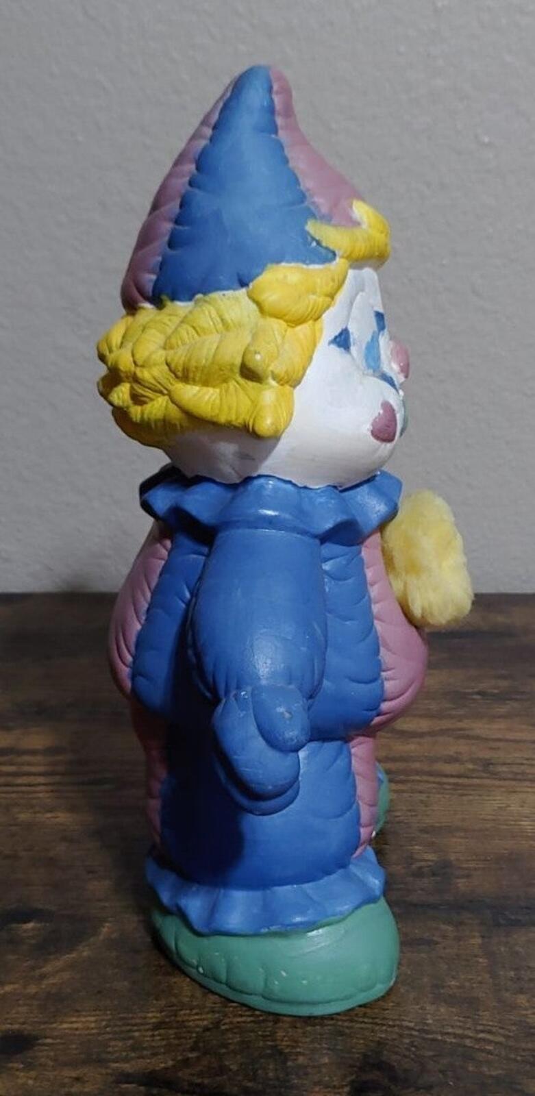 Vintage 12" Hand Painted Porcelain Or Ceramic Clown