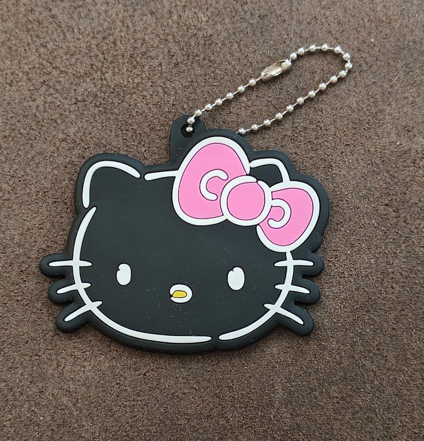 2023 Hello Kitty 3D Embossed Rubber Keychain In Great Condition