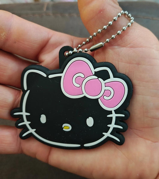 2023 Hello Kitty 3D Embossed Rubber Keychain In Great Condition