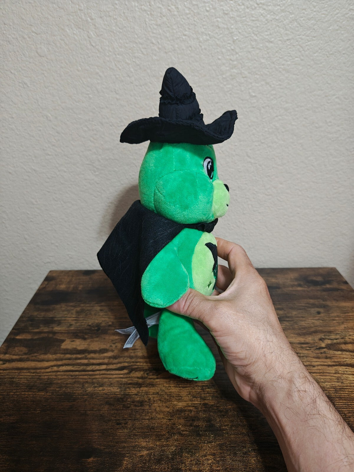 Care Bears x Wicked Good Luck Bear as Elphaba Limited Edition Plush NWT