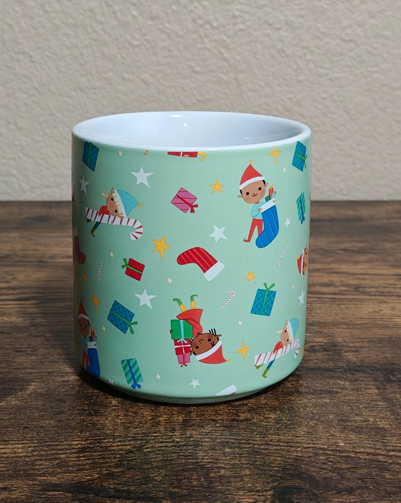 Cute & Colorful Wondershop 18 oz Ebony Glenn Christmas Stoneware Mug