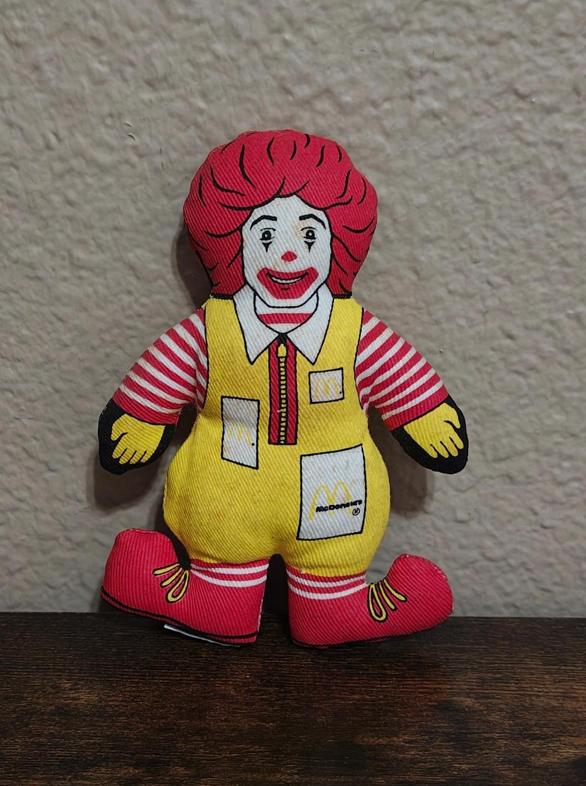 1984 McDonald's Ronald McDonald Happy Meal Plush Doll