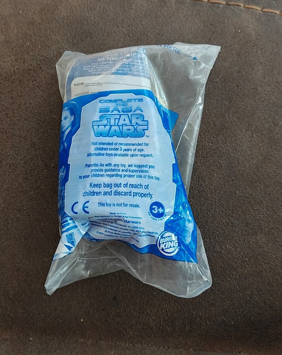 2005 Burger King Star Wars: The Complete Saga Kids Meal Kit Fisto Toy New
