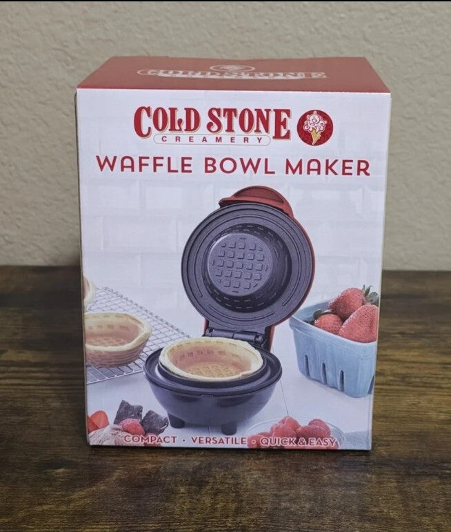 Cold Stone Creamery Waffle Bowl Maker  NIB