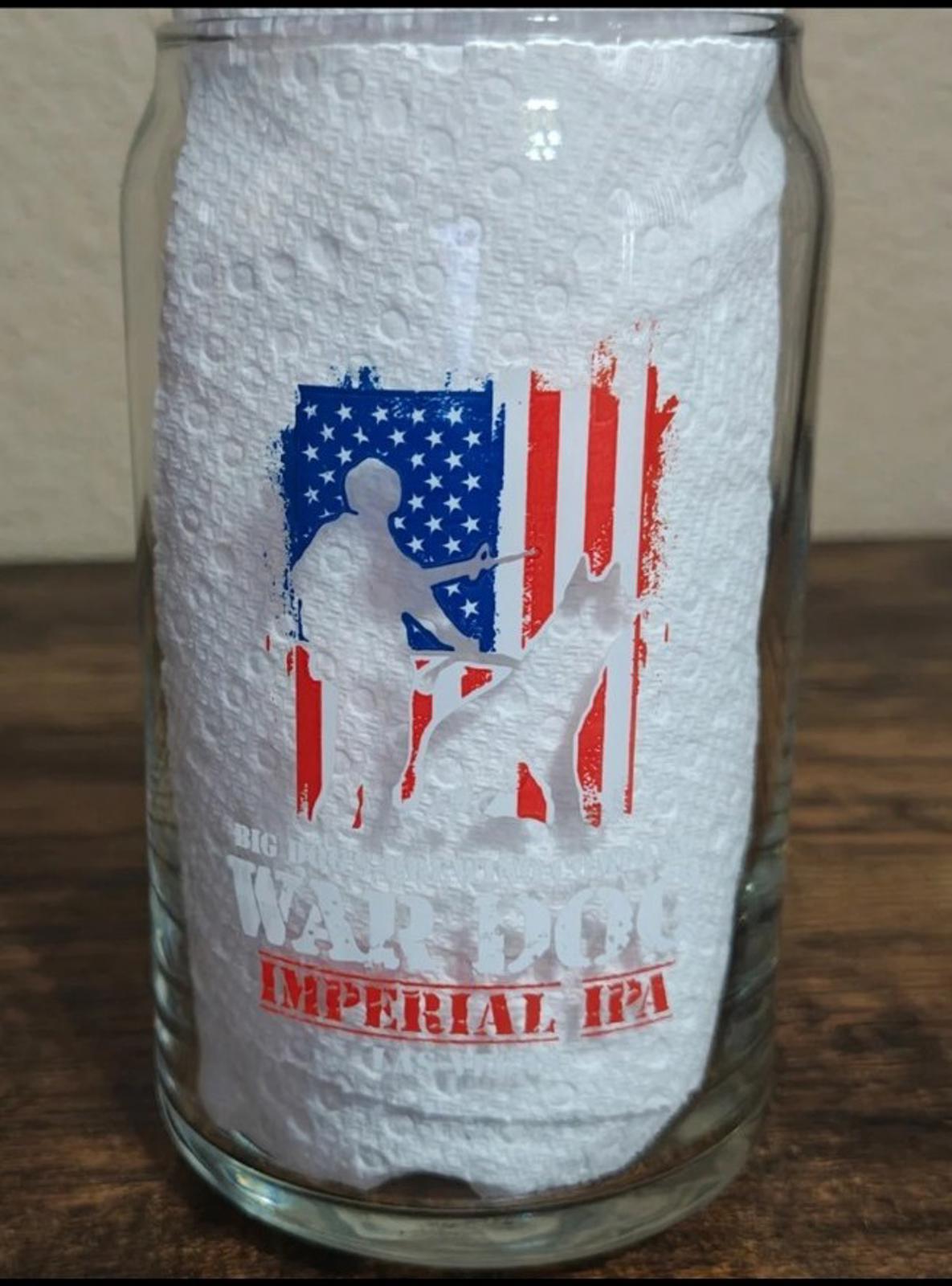 Big Dog's Brewing Company Las Vegas Beer Can Glass