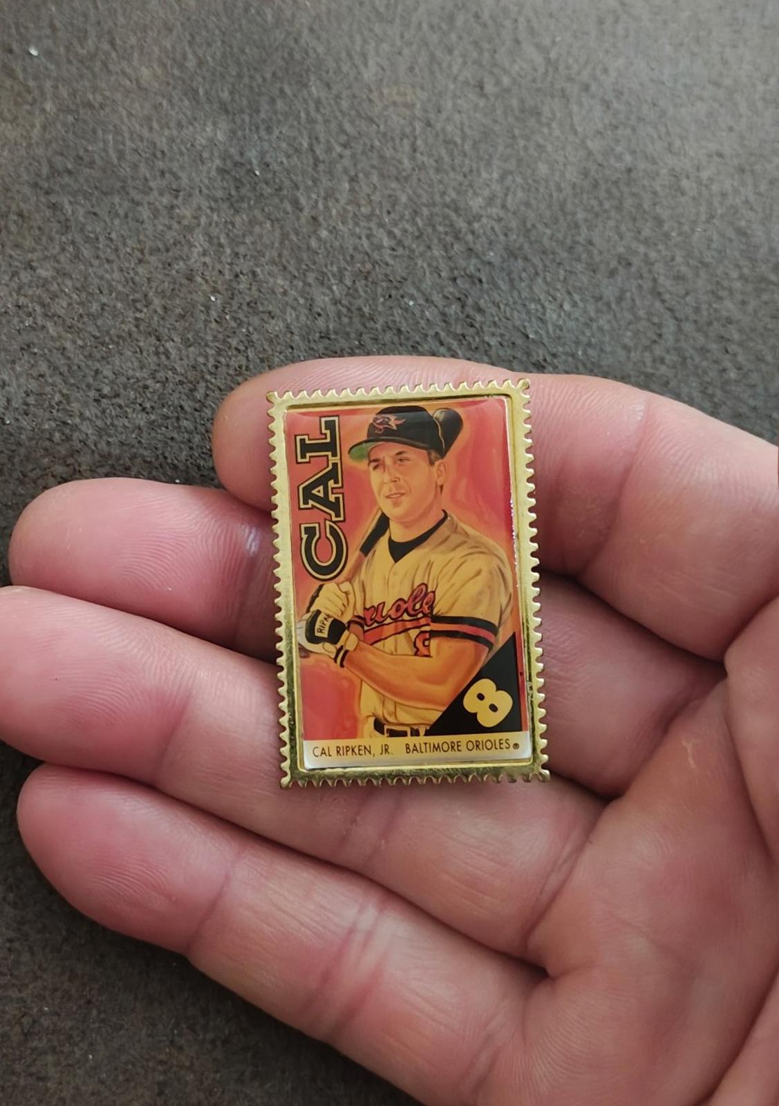 1990's WinCraft Baltimore Orioles Cal Ripken Jr. Gold Tone Pin