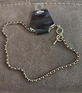 90s Cookie Lee Box Chain Necklace Featuring a Distinct Toggle Clasp Closure NWT