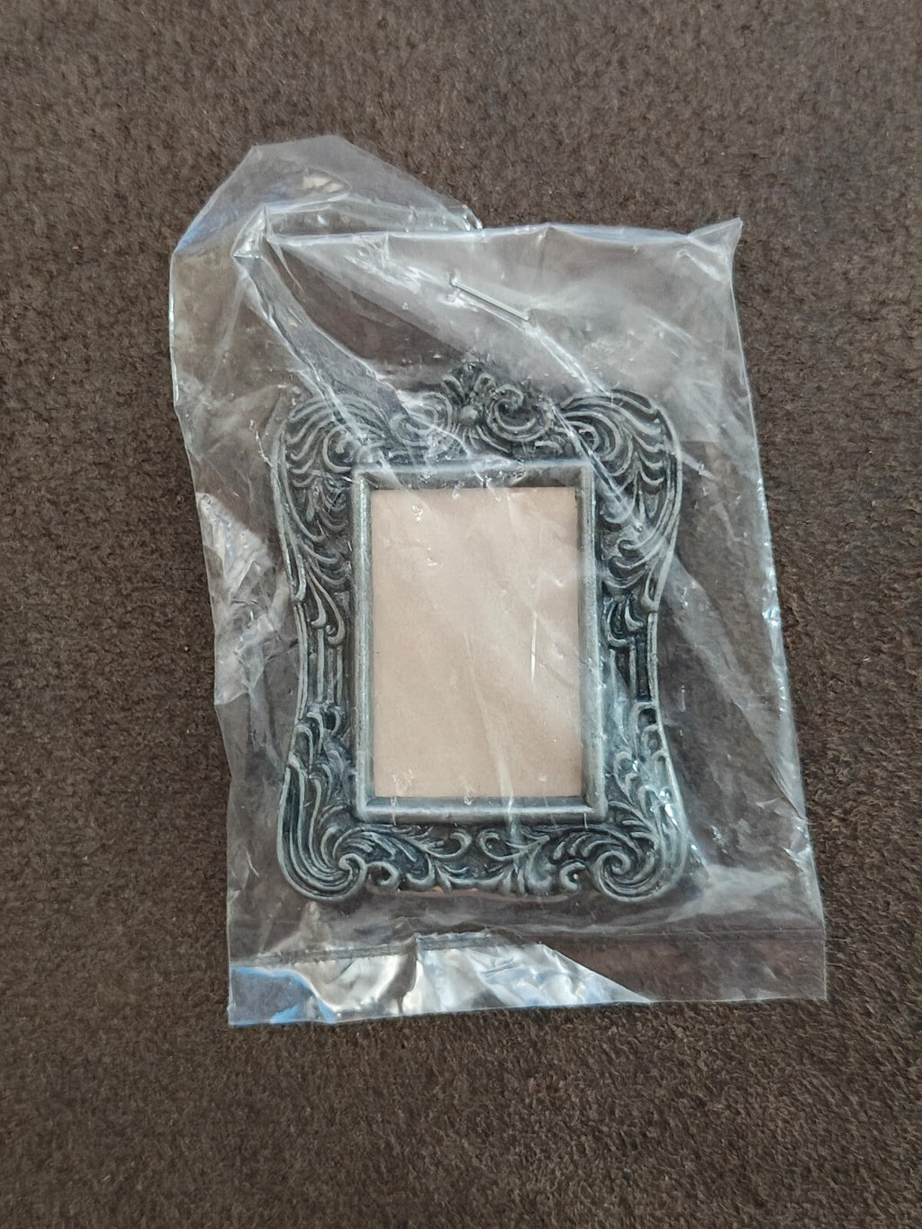 1970s/80s Pewter Tone Ornate Baroque/Victorian/Rococo Style Picture Frame NOS