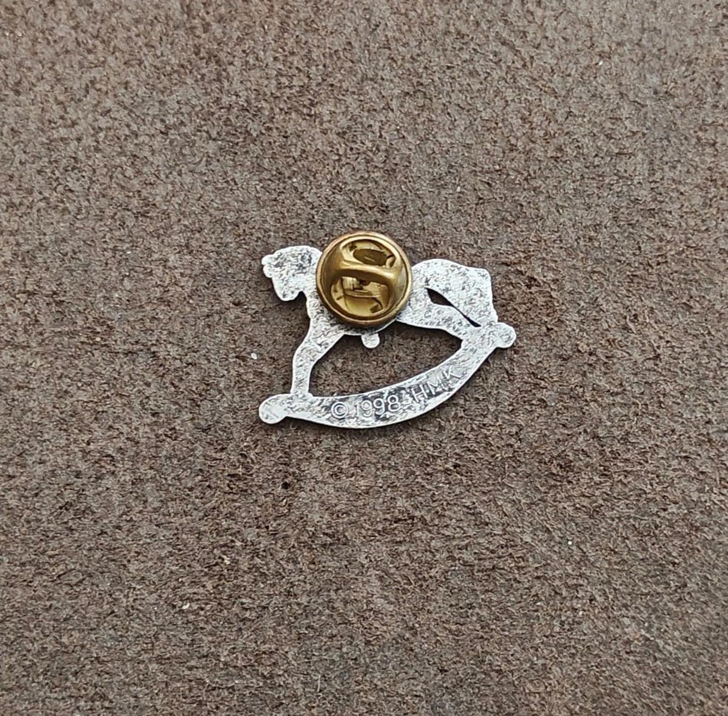 1998  Hallmark Pewter Rocking Horse Pin