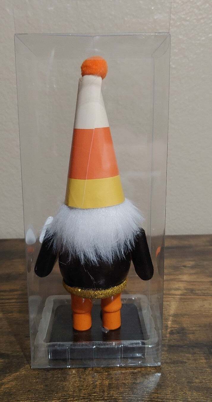 Halloween Acorn Gnome 9" Wooden Figure