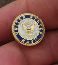 1980s Gold Tone United States Navy Seal Pin