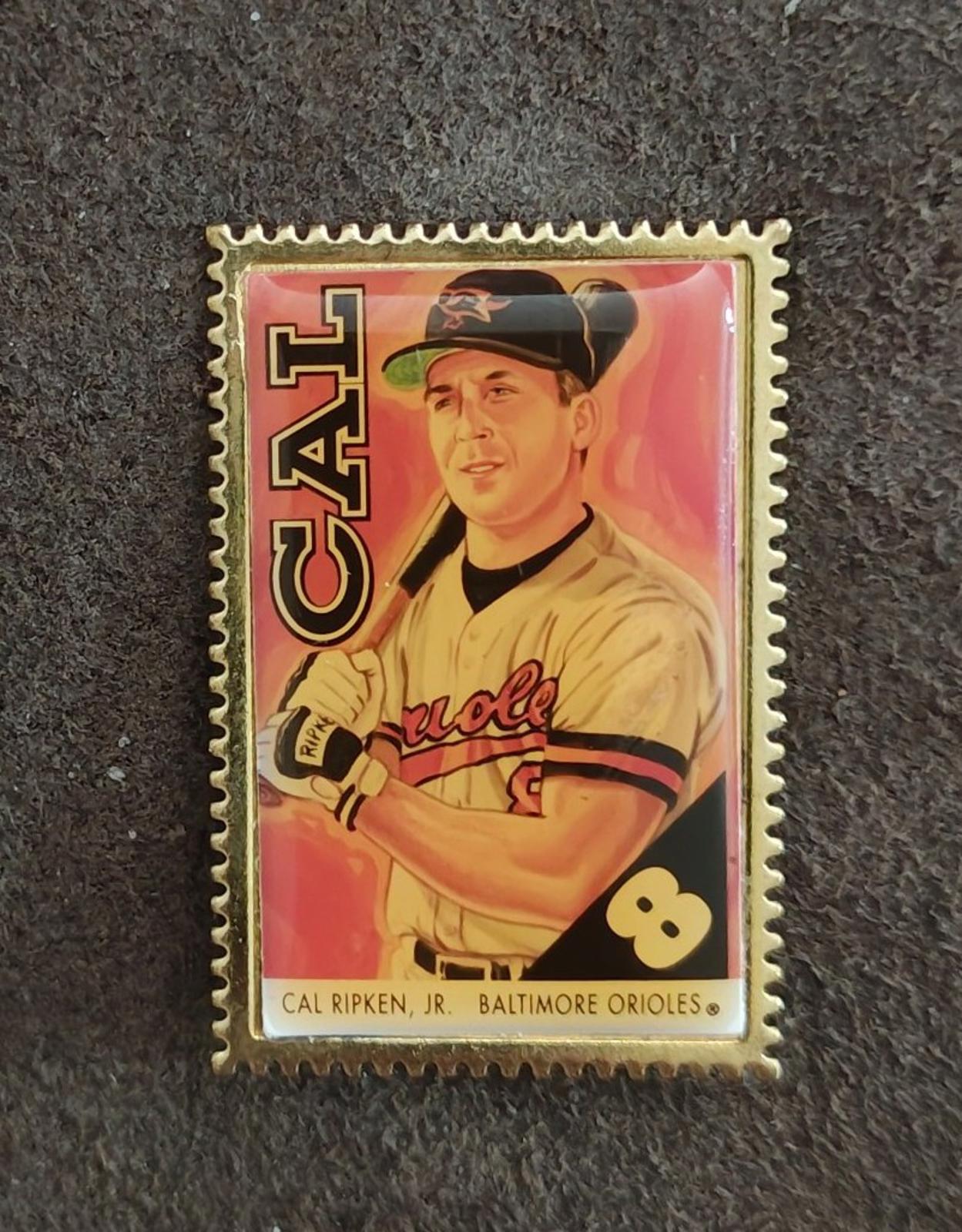 1990's WinCraft Baltimore Orioles Cal Ripken Jr. Gold Tone Pin