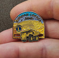 80s Bingham Copper Mine Utah Haul Truck Souvenir Pin