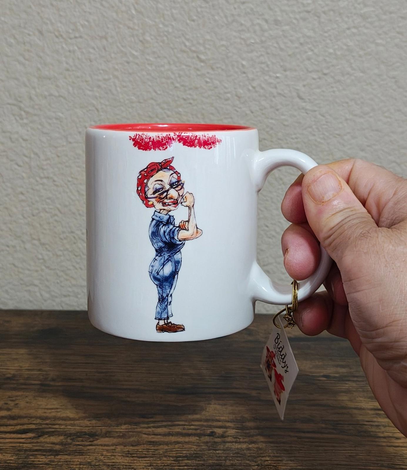 Funny Biddy's Still the Sex Goddess with Dentures Ceramic Mug