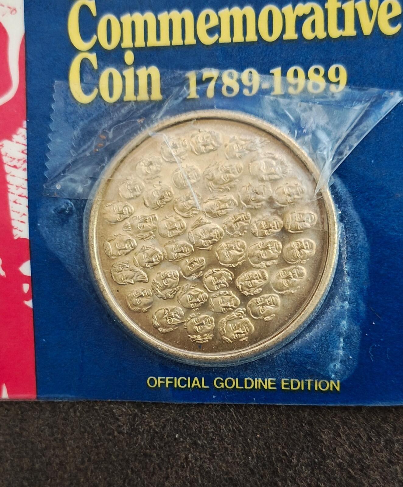 1989 39 Presidents of the United States 200 Year Commemorative Coin
