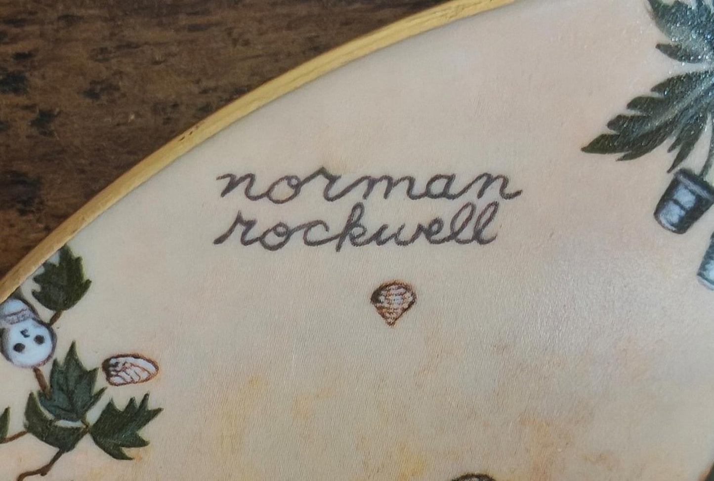 1980's The Ghent Collection Norman Rockwell "April Fool" Collectible Plate