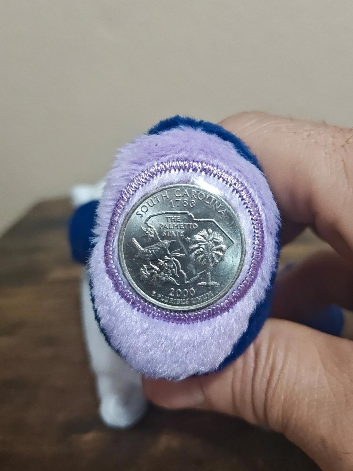 2001 Limited Treasures South Carolina State Quarter Bear Collectible Plush
