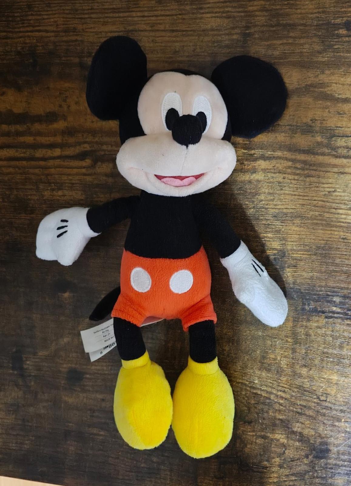 1990s Disney Mickey Mouse 10" Beanbag Plush