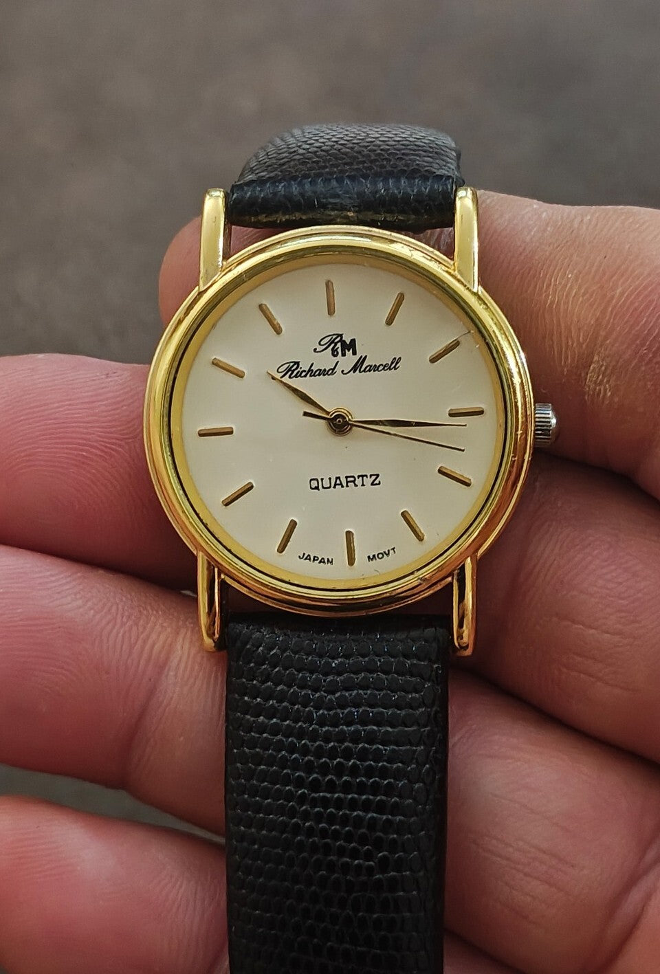 1980s/90s Richard Marcell Unisex Classic Quartz Dress Watch