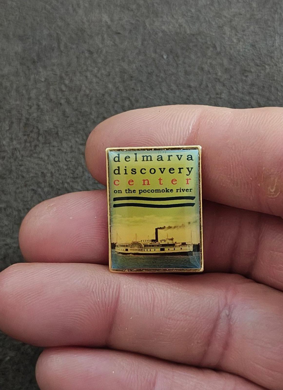 Delmarva Discovery Museum On The Pokemoke River Gold Tone Pin
