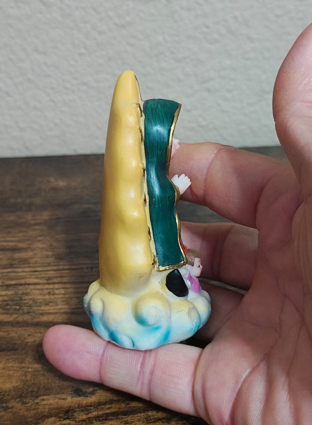 Our Lady of Guadalupe Baby Face Resin Figurine