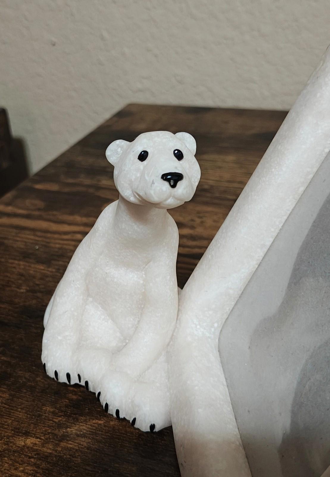 2001 Second Nature Quarry Critters Bear Figurine Picture Frame