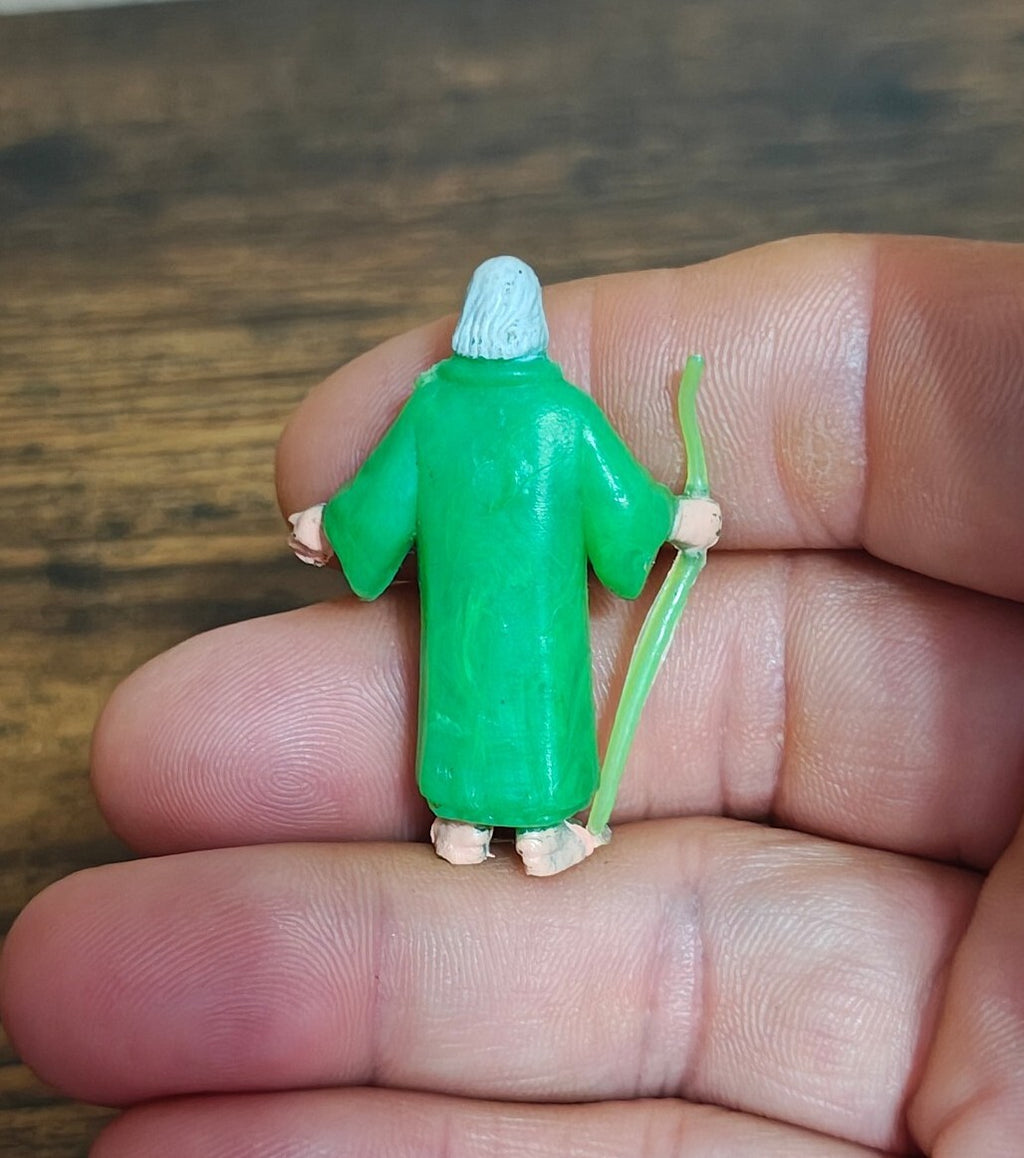 1950s Rare Moses Holding a Staff Plastic Figure/Figurine