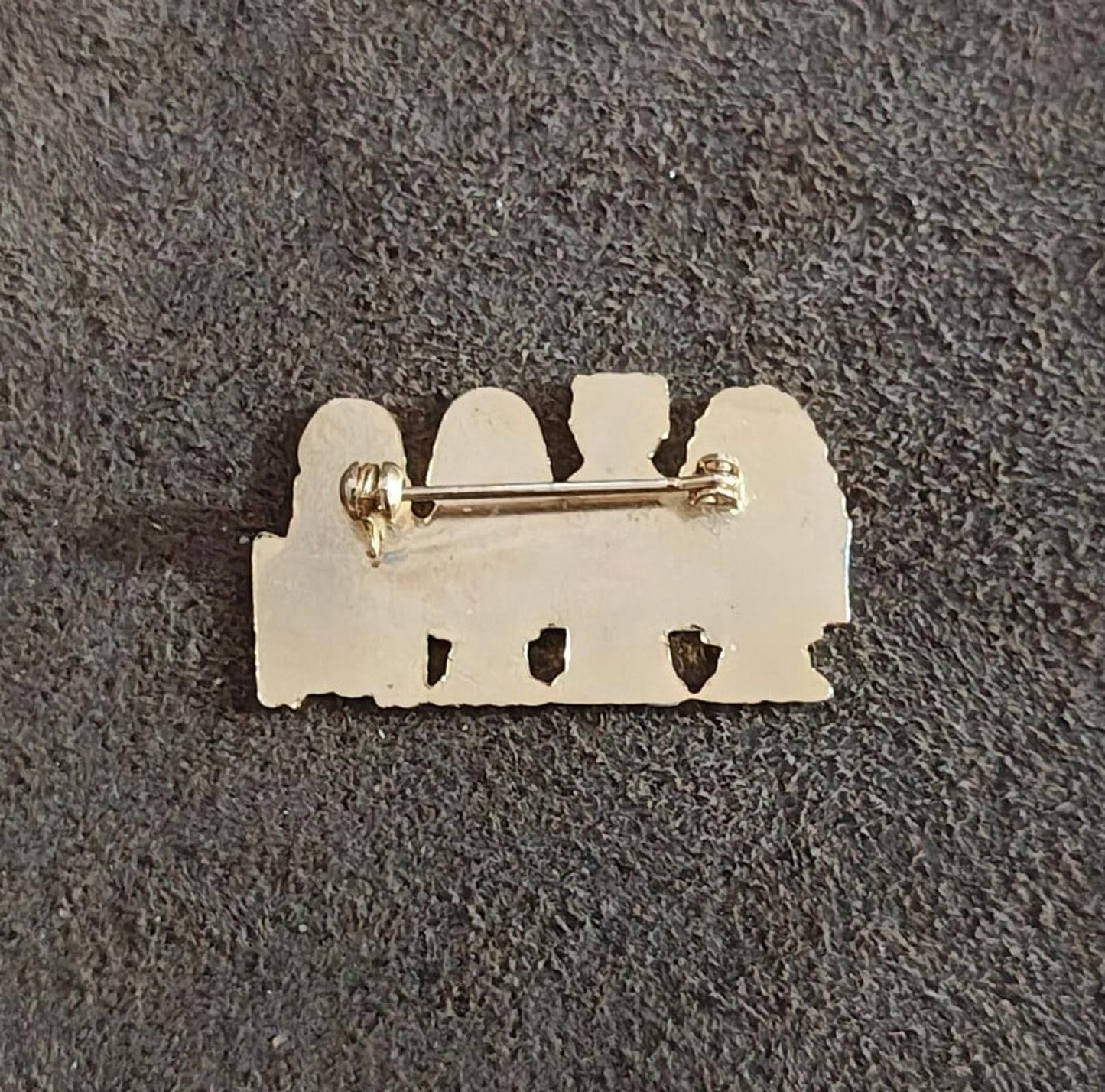 1990's Children First Gold Tone Enamel Pin
