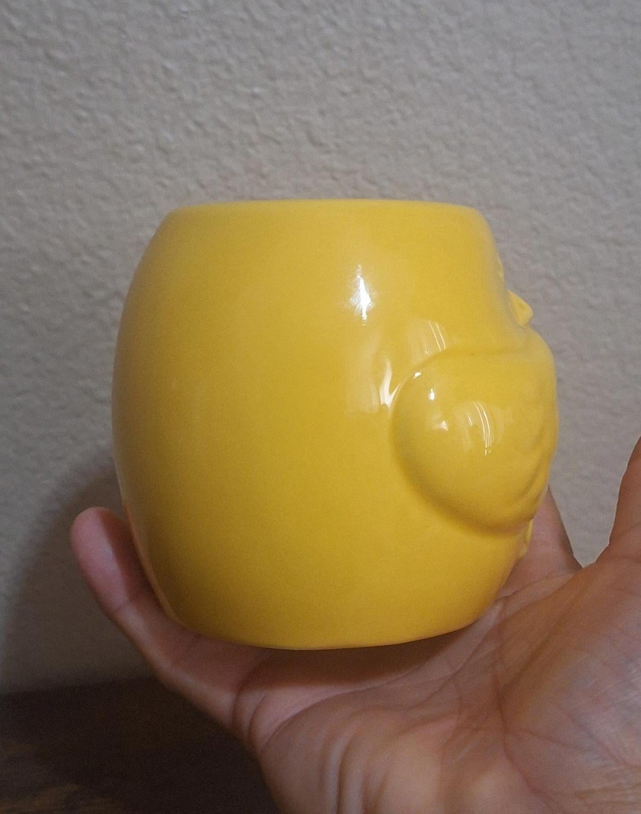 3D Embossed Yellow Chick Ceramic Mug