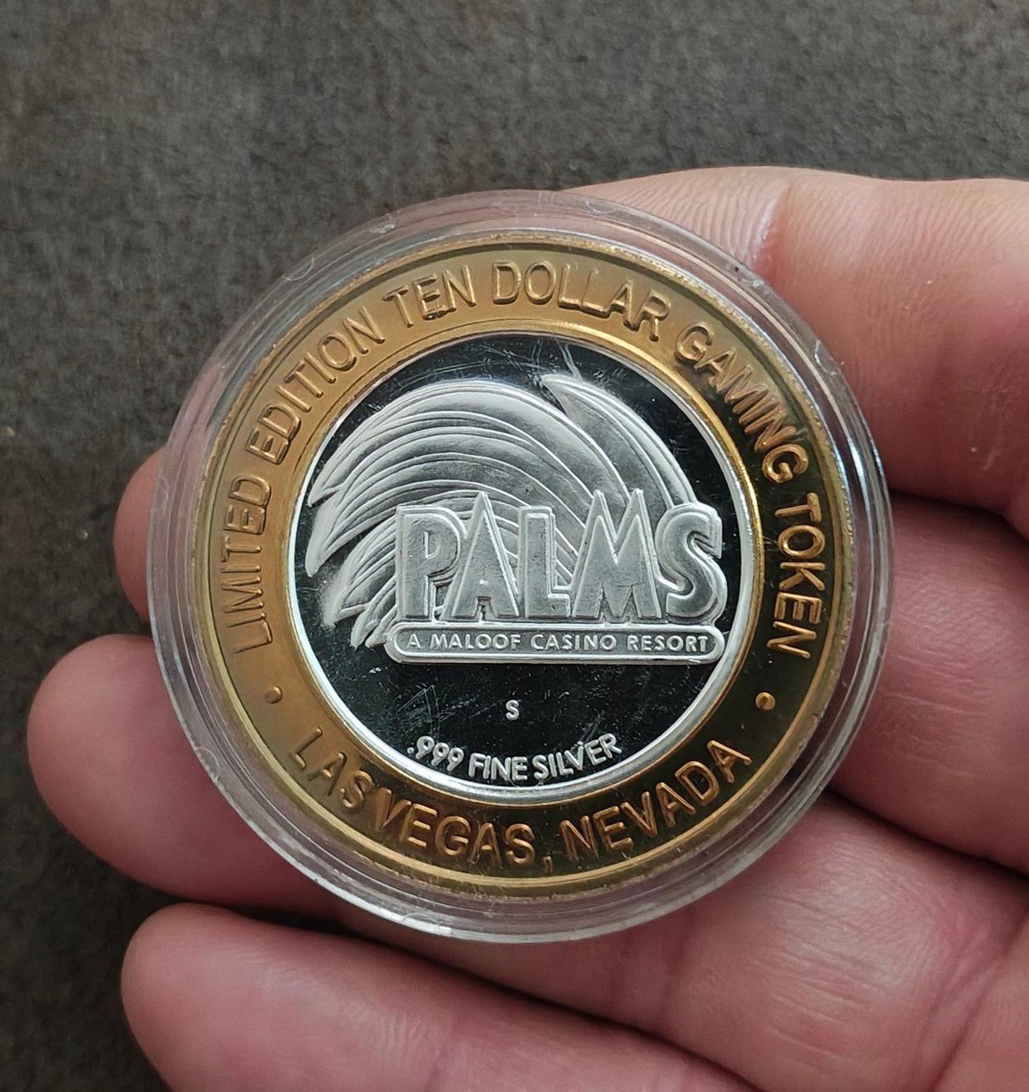 2003 Funny Cide Ten Dollar Palms Casino Las Vegas Gaming Token